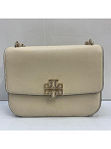 Tory Burch TORY BURCH Chain Shoulder Bag in Ivory (view 1)