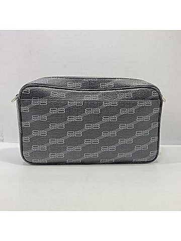 Balenciaga BALENCIAGA BB Monogram Shoulder Bag Black 702723 210DJ R-D Balenciaga (view 2)