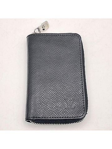 Louis Vuitton LOUIS VUITTON Taiga Zippy Coin Purse Wallet Black M30511 MI2109 Louis Vuitton (view 1)