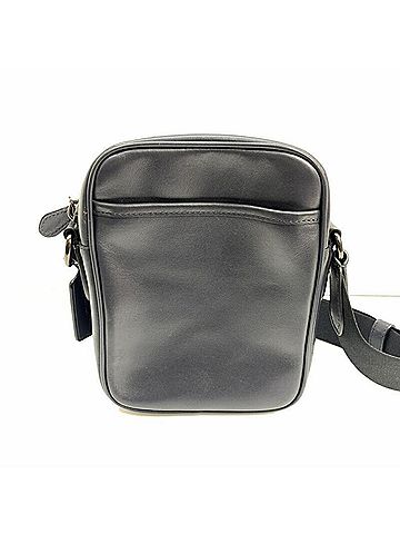 Coach COACH Leather Shoulder Bag, Navy (view 2)