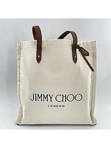 Jimmy Choo JIMMY CHOO tote bag, ivory. (view 1)