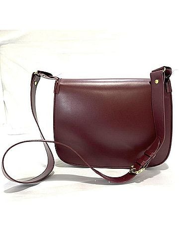 Cartier Cartier Must Line Shoulder Bag, Wine Red (view 2)