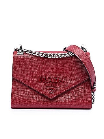 Prada Saffiano Cuir Monochrome Envelope Crossbody (view 1)