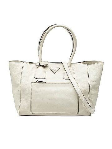 Prada Vitello Daino Front Pocket Open Convertible Tote (view 1)