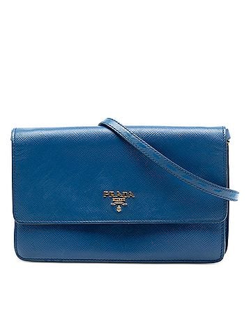 Prada Saffiano Wallet on Strap (view 1)