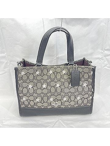 Coach COACH Dempsey Carryall Signature Jacquard Star Tote Bag CO977 (view 1)