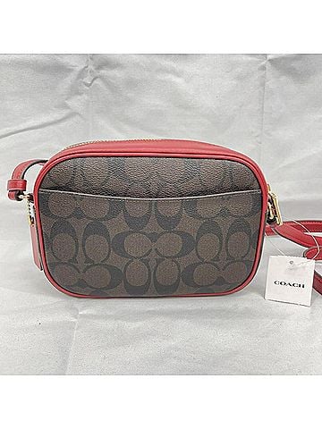 Coach COACH Signature Mini Jamie Camera Bag Shoulder Red (view 2)