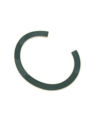 Bottega Veneta Bottega Veneta Curved Cuff Bracelet, Ag925 Enamel, Size L, 741013 (view 1)