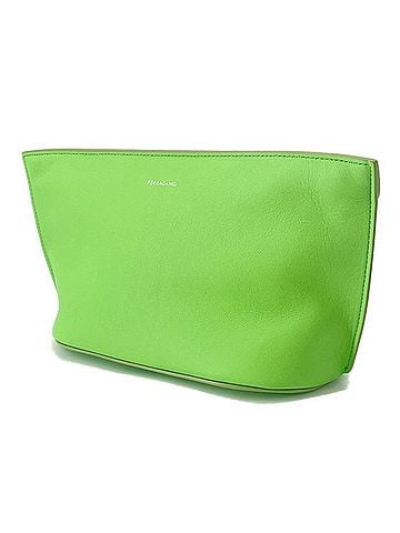 Salvatore Ferragamo Salvatore Ferragamo Leather Clutch Bag 241390 (view 2)