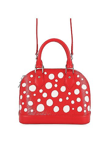 Louis Vuitton Louis Vuitton Epi Infinity Dot Alma BB Handbag (M21698) with LV x YK Design. Also available: a 2-way shoulder bag featuring Yayoi Kusama. handbags. (view 1)