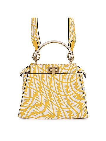 Fendi Fendi FF Verdigo Peekaboo Mini Leather Handbag 8BN244 FENDI 2-way (view 1)