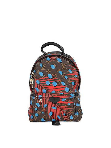 Louis Vuitton Louis Vuitton Monogram Jungle Dot Palm Springs Backpack PM M41980, Handbag, Black, Monogram, LOUIS VUITTON (view 1)