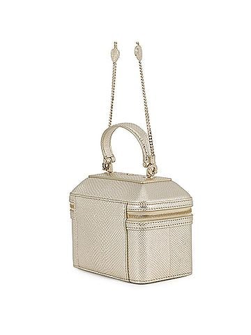 Bvlgari BVLGARI Serpenti Vanity Bag, Karung Embossed Leather, 2-way Handbag for Women. (view 2)
