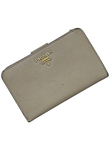 Prada Prada Bi-fold Wallet, Beige, 1ML018, L-shaped, Saffiano Leather, 230-A PRADA (view 2)