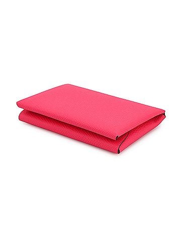 Hermès Hermes Calvi Duo Pink Epsom Leather Wallet/Coin Purse (B Stamp) - A versatile wallet and coin purse for wallets purses. (view 2)