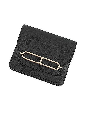 Hermès Hermes wallet, Roulis, black, Chevre Mysore, B stamp, black HERMES WALLET (view 1)
