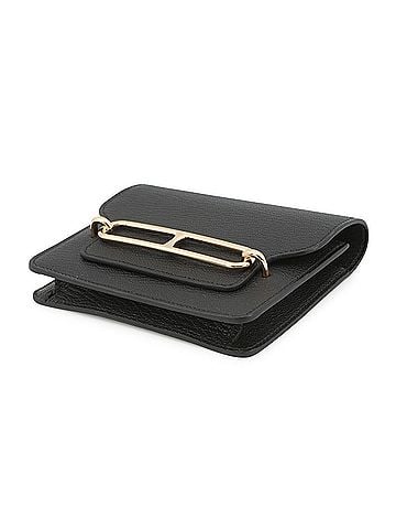Hermès Hermes wallet, Roulis, black, Chevre Mysore, B stamp, black HERMES WALLET (view 2)