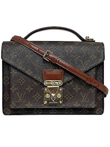 Louis Vuitton Louis Vuitton 2-way bag Monceau Brown Monogram M51185 Second canvas A20914 LOUIS VUITTON (view 2)
