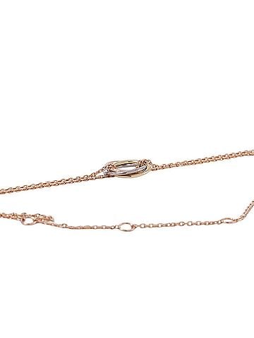 Cartier Cartier Trinity Bracelet 18K Yellow Gold Pink White B6036818 (view 2)
