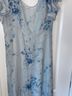 LoveShackFancy 100% Silk Floral Blue Multi Color Cocktail Dress Size S - photo 6