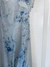 LoveShackFancy 100% Silk Floral Blue Multi Color Cocktail Dress Size S - photo 5