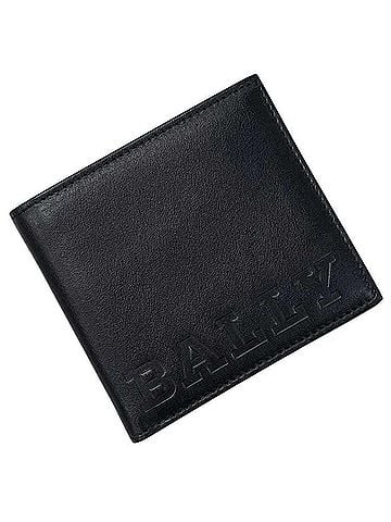 Bally Bally bi-fold wallet, black leather. (view 1)