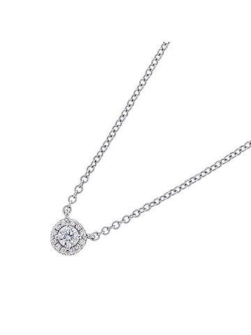 Tiffany & Co. Tiffany & Co. Soleste Pendant Necklace, Diamonds, Approx. 0.16ct Total, Pt950 Platinum, Item Number 60572844. (view 1)