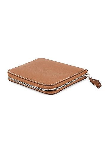 Hermès Hermes Azap Compact Silk In Gold Evercolor Wallet/Coin Purse (W Stamp) - Wallet, Coin Purse, HERMES WALLET (view 2)