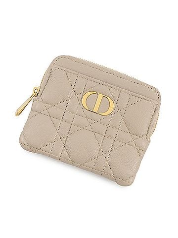 Christian Dior Christian Dior Wallet/Coin Case Cannage Caro Lavender Wallet Calf Leather S5177UWHC WALLET (view 1)
