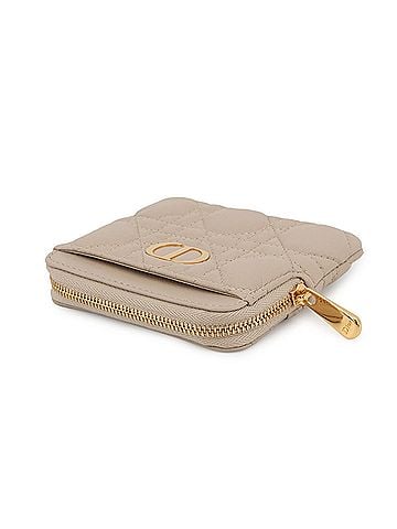 Christian Dior Christian Dior Wallet/Coin Case Cannage Caro Lavender Wallet Calf Leather S5177UWHC WALLET (view 2)
