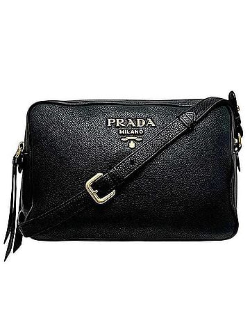 Prada Prada Shoulder Bag, Black NERO Vitello Daino 1BH079, Crossbody Leather, 19 PRADA (view 2)