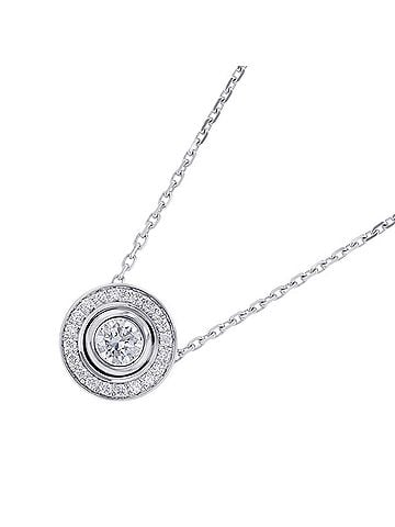 Cartier Cartier Damour Diamond Necklace 18KWG White Gold N7406800 Pendant Pave (view 1)