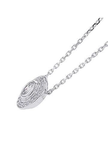 Cartier Cartier Damour Diamond Necklace 18KWG White Gold N7406800 Pendant Pave (view 2)