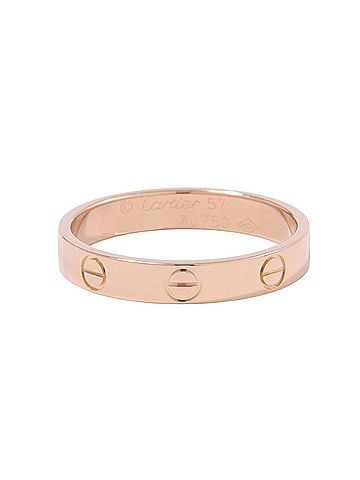 Cartier Cartier Mini Love Ring 18KPG Pink Gold Small Model SM B4085200 (view 1)