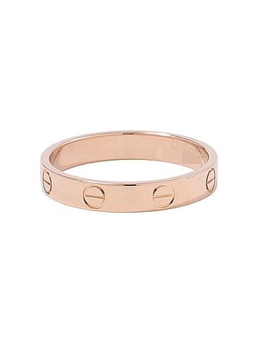 Cartier Cartier Mini Love Ring 18KPG Pink Gold Small Model SM B4085200 (view 2)