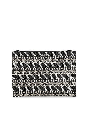 Yves Saint Laurent Yves Saint Laurent Saint Laurent Paris Clutch Bag Skull Print Tablet Case 397294 SAINT LAURENT PARIS Black Handbag Men's (view 1)
