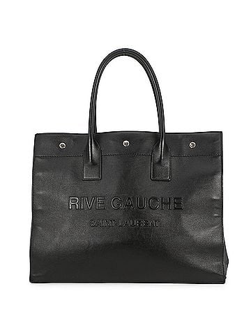Yves Saint Laurent Yves Saint Laurent Saint Laurent Paris Tote Bag Rive Gauche Small 686266 SAINT LAURENT PARIS Black Handbag (view 1)