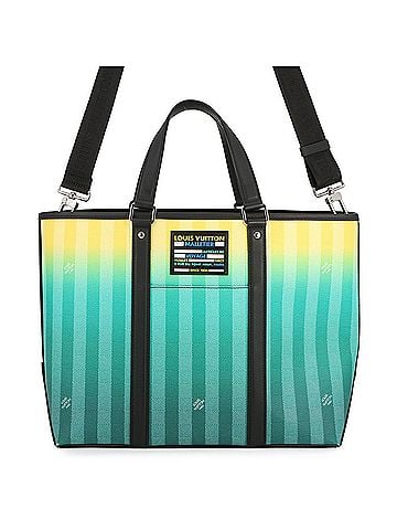 Louis Vuitton Louis Vuitton Damier Stripe Weekend Tote PM M59919 Bag, Handbag, 2-way Shoulder Damier, LOUIS VUITTON (view 1)