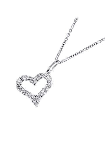 Tiffany & Co. Tiffany & Co. Sentimental Heart Pendant Diamond Necklace, Pt950 Platinum. (view 1)