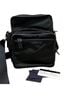 Prada 100% Nylon Black PRADA Nylon V406 Black Shoulder Bag with Triangular Plate One size - photo 10