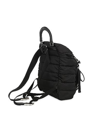 Prada Prada Quilted Backpack Nylon 1BZ002 PRADA Handbag Black (view 2)