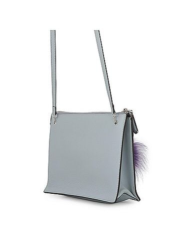 Fendi Fendi Toujours Bugs Monster Shoulder Bag, Leather & Fur, 8M0369, FENDI 2-way Clutch Handbag, Handbag for Women, (view 2)
