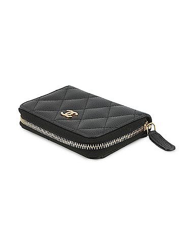 Chanel Chanel Wallet/Coin Purse Matelassé Coco Mark Classic Zip Coin Caviar Skin AP0216 CHANEL Wallet Black WALLET (view 2)