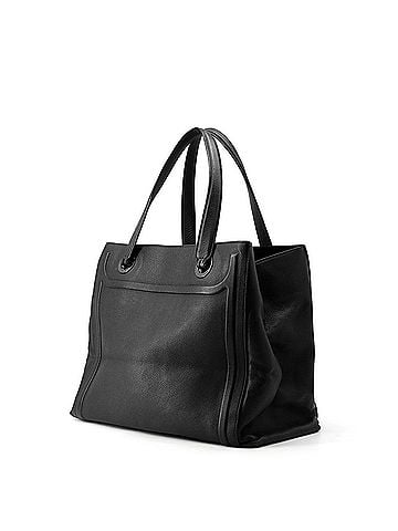 Bvlgari Bulgari Tote Bag, Leather, BVLGARI Black, Handbag, Women's, (view 2)