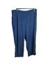 Tommy Bahama 100% Silk Chevron-herringbone Blue Silk Pants Size 12 - photo 1