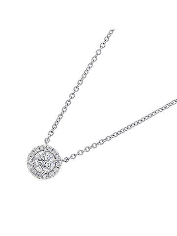 Tiffany & Co. Tiffany & Co. Soleste Pendant Necklace with 0.28ct Diamond Center Stone, Platinum 950. (view 1)
