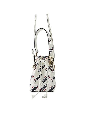 Fendi Fendi Montresor Mini Handbag, FILA Collaboration, Leather, 8BS010, FENDI 2-way Shoulder Bag, Handbag for Women, (view 1)