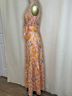 Sachin + Babi 100% Polyester Floral Multi Color Orange Pink Black Casual Dress Size 0 - photo 3