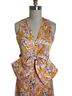 Sachin + Babi 100% Polyester Floral Multi Color Orange Pink Black Casual Dress Size 0 - photo 2