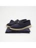 Prada 100% Leather Blue Triangular Logo Loafer Size Size EU 36 - photo 1